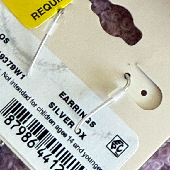 Patricia Nash Silver and Green Floral Earrings ๐๐NWT - Picture 5 of 5